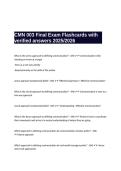 CMN 003 Final Exam Flashcards with verified answers 2025&sol;2026