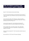 CMN 170V Midterm questions with correct answers rated A&plus; 2025&sol;2026