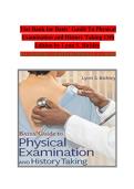 Physical Examination & Health Assessment Test banks Bundle 2026 &vert; Bates&comma; Seidel & Jarvis Complete Review