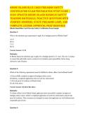RHODE ISLAND BLUE CARD FIREARMS SAFETY CERTIFICATION EXAM PREPARATION STUDY GUIDE &vert; 2026 UPDATED RHODE ISLAND HANDGUN SAFETY TRAINING MATERIALS&comma; PRACTICE QUESTIONS WITH VERIFIED ANSWERS&comma; STATE FIREARMS LAWS&comma; AND COMPLETE LICENSE APPROVAL PREP RESOURCE