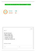 WGU D196 &vert;OA&vert; OBJECTIVE ASSESSMENT&vert; EXAM QUESTIONS AND ANSWERS &vert; LATEST UPDATE &vert; GRADED A
