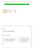 WGU D196 &vert;OA&vert; OBJECTIVE ASSESSMENT&vert; EXAM QUESTIONS AND ANSWERS &vert; FULLY SOLVED