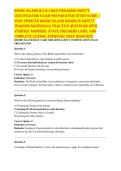 RHODE ISLAND BLUE CARD FIREARMS SAFETY CERTIFICATION EXAM PREPARATION STUDY GUIDE &vert; 2026 UPDATED RHODE ISLAND HANDGUN SAFETY TRAINING MATERIALS&comma; PRACTICE QUESTIONS WITH VERIFIED ANSWERS&comma; STATE FIREARMS LAWS&comma; AND COMPLETE LICENSE APPROVAL PREP RESOURCE