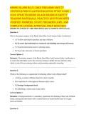 RHODE ISLAND BLUE CARD FIREARMS SAFETY CERTIFICATION EXAM PREPARATION STUDY GUIDE &vert; 2026 UPDATED RHODE ISLAND HANDGUN SAFETY TRAINING MATERIALS&comma; PRACTICE QUESTIONS WITH VERIFIED ANSWERS&comma; STATE FIREARMS LAWS&comma; AND COMPLETE LICENSE APPROVAL PREP RESOURCE