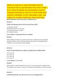 RHODE ISLAND BLUE CARD FIREARMS SAFETY CERTIFICATION EXAM PREPARATION STUDY GUIDE &vert; 2026 UPDATED RHODE ISLAND HANDGUN SAFETY TRAINING MATERIALS&comma; PRACTICE QUESTIONS WITH VERIFIED ANSWERS&comma; STATE FIREARMS LAWS&comma; AND COMPLETE LICENSE APPROVAL PREP RESOURCE