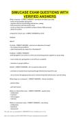 SIMUCASE EXAM QUESTIONS WITH VERIFIED ANSWERS