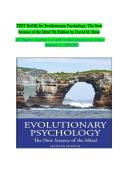TEST BANK for Evolutionary Psychology&colon; The New Science of the Mind&comma; 7th Edition by David M&period; Buss &mdash; All Chapters 1&ndash;13 with Verified Questions & Correct Answers A&plus;