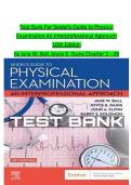 TEST BANK for Seidel&rsquo;s Guide to Physical Examination&colon; An Interprofessional Approach&comma; 10th Edition by Jane W&period; Ball & Joyce E&period; Dains &mdash; Chapters 1&ndash;26 with Verified Questions & Correct Answers A&plus;