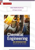 Chemical Engineering&colon; An Introduction &lpar;1st Edition&comma; 2012&comma; Morton Denn&rpar; &ndash; Verified Solutions Manual &lpar;All Chapters&comma; Step‑by‑Step Answers & Detailed Explanations&rpar;