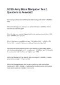 GCSS-Army Basic Navigation Test 1 Questions & Answers