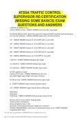 ATSSA TRAFFIC CONTROL SUPERVISOR RE-CERTIFICATION &lpar;MISSING SOME BASICS&rpar; EXAM QUESTIONS AND ANSWERS&period;pdf