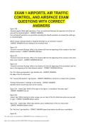 EXAM 1 AIRPORTS&comma; AIR TRAFFIC CONTROL&comma; AND AIRSPACE EXAM QUESTIONS WITH CORRECT ANSWERS&period;pdf