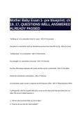  Mother Baby Exam 1- pre blueprint&semi; ch 19&comma; 17&comma; QUESTIONS WELL ANSWERED ALREADY PASSED