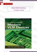 Fundamentals of Modern VLSI Devices &lpar;3rd Edition&comma; 2023&comma; Yuan Taur&rpar; &ndash; Verified Solutions Manual &lpar;All Chapters&comma; Step‑by‑Step Answers & Detailed Explanations&rpar;