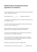 GCSS-Finance Sustainment Exam Questions & Answers