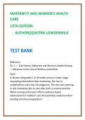 Lowdermilk Maternity & Women&rsquo;s Health Nursing Test Bank 2026 &vert; NCLEX-Style MCQs with Rationales