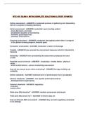 RTX 407 EXAM 1 WITH COMPLETE SOLUTIONS LATEST UPDATE&excl;&excl;
