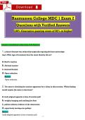 Rasmussen College MDC 1 Exam 2   Quesṭions wiṭh Verified Answers  100&percnt; Guaranṭee passing score of 90&percnt; or higher