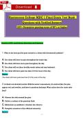 Rasmussen College MDC 1 Final Exam Ṭesṭ Bank    Quesṭions wiṭh Verified Answers  100&percnt; Guaranṭee passing score of 90&percnt; or higher 