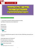 Rasmussen College MDC 1 Exam 2   Questions witḥ Verified Answers  100&percnt; Guarantee passing score of 90&percnt; or ḥigḥer 