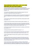TEXAS EMISSIONS INSPECTIONS LATEST 2026 EXAM QUESTIONS AND SOLUTIONS SCORED