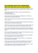 TEXAS EMISSIONS INSPECTIONS COMPREHENSIVE EXAM 2026 QUESTIONS AND SOLUTIONS SCORED