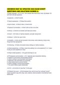 HONDROS NUR 163 UPDATED 2026 EXAM SCRIPT QUESTIONS AND SOLUTIONS SCORED
