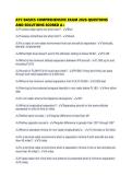 ATC BASICS COMPREHENSIVE EXAM 2026 QUESTIONS AND SOLUTIONS SCORED