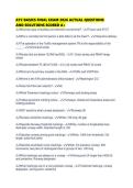 ATC BASICS FINAL EXAM 2026 ACTUAL QUESTIONS AND SOLUTIONS SCORED 