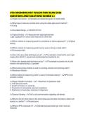 UTA MICROBIOLOGY EVALUATION EXAM 2026 QUESTIONS AND SOLUTIONS SCORED