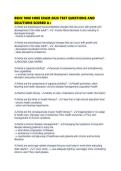 BSNC 1000 CORE EXAM 2026 TEST QUESTIONS AND SOLUTIONS SCORED
