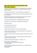 BSNC 1000 LATEST 2026 EXAM QUESTIONS AND SOLUTIONS SCORED