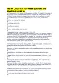 HESI RN LATEST 2026 TEST PAPER QUESTIONS AND SOLUTIONS SCORED
