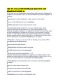 HESI RN EVALUATION EXAM 2026 QUESTIONS AND SOLUTIONS SCORED