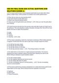 HESI RN FINAL EXAM 2026 ACTUAL QUESTIONS AND SOLUTIONS SCORED
