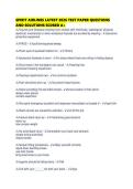 SPIRIT AIRLINES LATEST 2026 TEST PAPER QUESTIONS AND SOLUTIONS SCORED