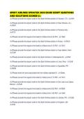 SPIRIT AIRLINES UPDATED 2026 EXAM SCRIPT QUESTIONS AND SOLUTIONS SCORED