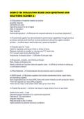 SCMN 3730 EVALUATION EXAM 2026 QUESTIONS AND SOLUTIONS SCORED