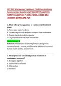 NYC DEP Wastewater Treatment Plant Operator Exam Fundamentals &ndash; Questions with Correct Answers