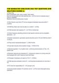 PJM GENERATOR CORE EXAM 2026 TEST QUESTIONS AND SOLUTIONS SCORED 