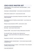 CDCA OSCE MASTER SET