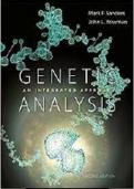 Test Bank for Genetic Analysis&colon; An Integrated Approach&comma; 2nd Edition by Mark F&period; Sanders & John L&period; Bowman &vert; Latest Update 2026 &vert; 100&percnt; Guarantee Pass