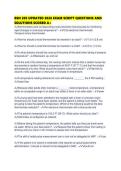 BSN 205 UPDATED 2026 EXAM SCRIPT QUESTIONS AND SOLUTIONS SCORED