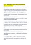 DAHO POST CORE EXAM 2026 TEST QUESTIONS AND SOLUTIONS SCORED