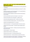 IDAHO POST LATEST 2026 TEST PAPER QUESTIONS AND SOLUTIONS SCORED