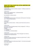 IDAHO POST FINAL EXAM 2026 ACTUAL QUESTIONS AND SOLUTIONS SCORED