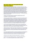 IFSE STUDY GUIDE 2026 EXAM QUESTIONS AND SOLUTIONS SCORED