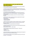 IFSE COMPREHENSIVE EXAM 2026 QUESTIONS AND SOLUTIONS SCORED