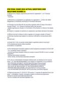 IFSE FINAL EXAM 2026 ACTUAL QUESTIONS AND SOLUTIONS SCORED