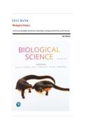 Test Bank for Biological Science&comma; 7th Edition by Scott Freeman&comma; Kim Quillin&comma; Lizabeth Allison & Michael Black &vert; Latest Update 2026 &vert; 100&percnt; Guarantee Pass
